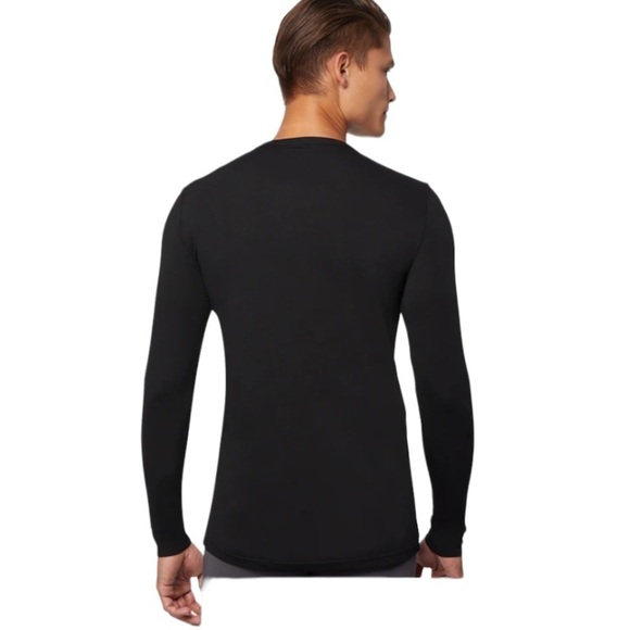 32 Degrees Heat Mens Black Lightweight Long Sleeve Crewneck Top Size Medium NWT - Picture 3 of 6